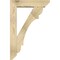 Ekena Millwork Olympic Slat Rough Sawn Bracket w/ Offset Brace, Douglas Fir, 6"W x 24"D x 36"H BKT0604X24X36OLY06RDF - alternate 4